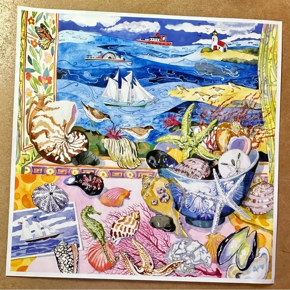 eeBoo Seashells by the Shore puzzle - 1000 piece - Picture 3 of 3